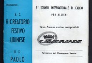 A.C. Udinese trofeo citta di Udine 1969 Di Blas Claudio  623